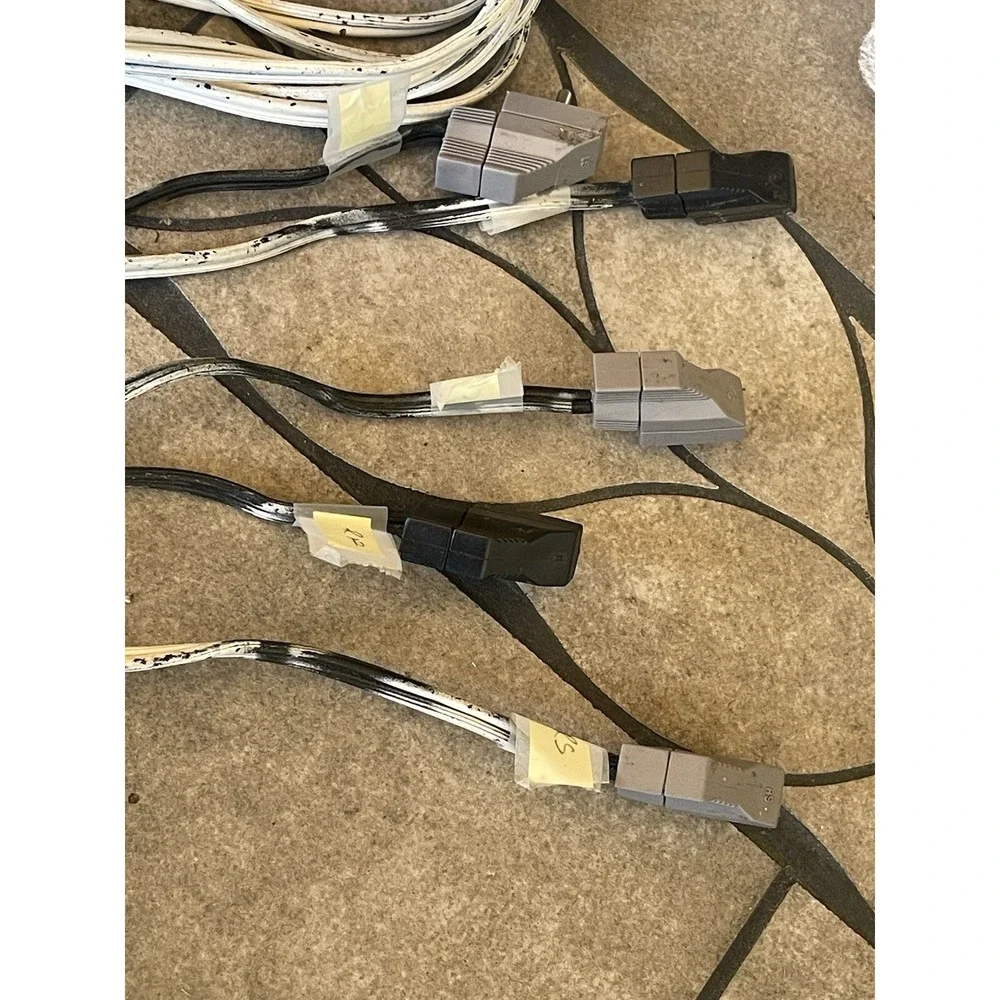 BOSE Acoustimass 6 5x Speaker Wire Cables L/R/C/RS/LS RCA to Bare Wire